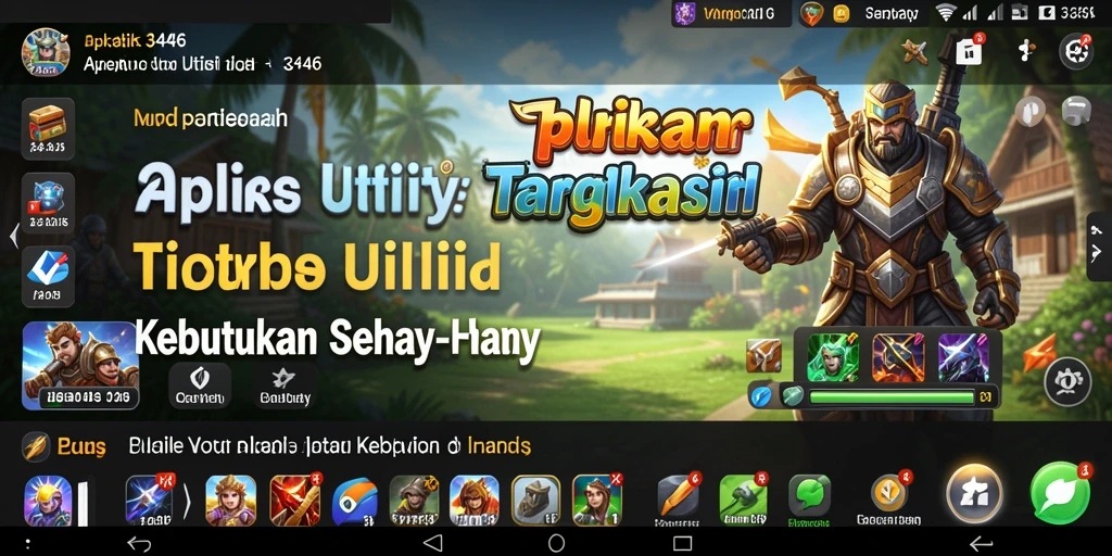 Tampilan antarmuka aplikasi Utility 3446 yang sederhana dan fungsional.