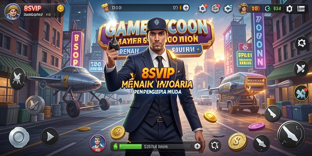 Tampilan gameplay menarik dalam 8SVIP dengan elemen Tycoon yang kuat.