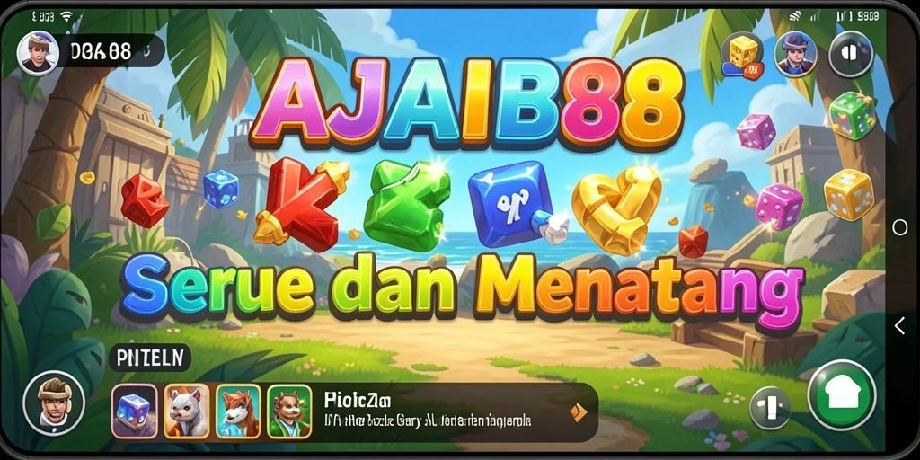 Tampilan gameplay puzzle AJAIB88 yang seru dan menantang.