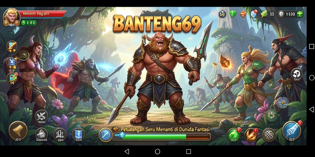 Gameplay menarik BANTENG69 saat menjelajahi dunia Adventure.
