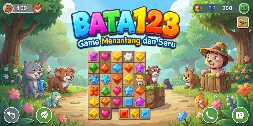 Tampilan gameplay yang menantang dan menarik dari BATA123.