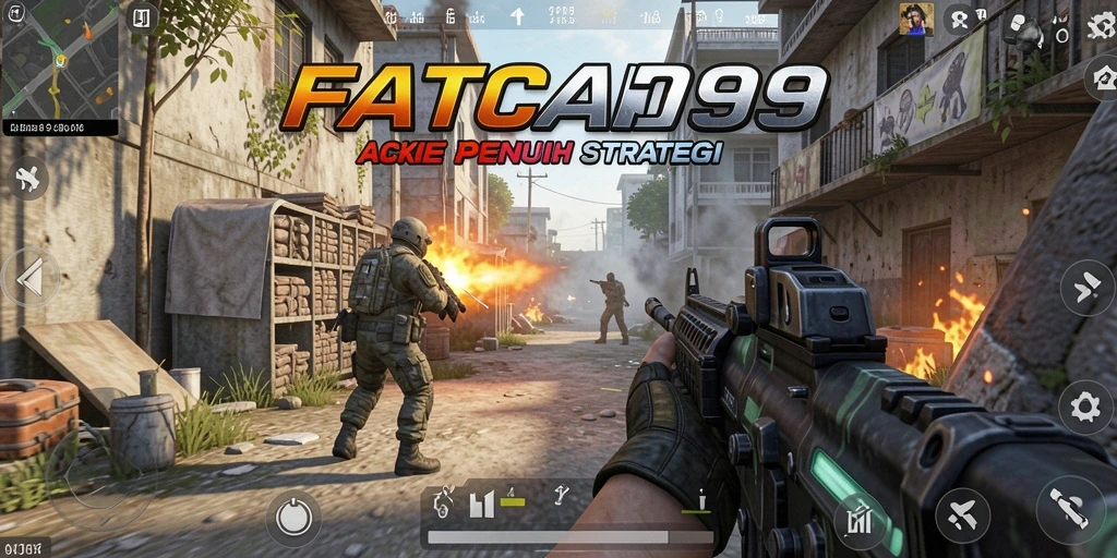 Screenshot menunjukkan aksi seru dalam gameplay TPS FATCAI99.