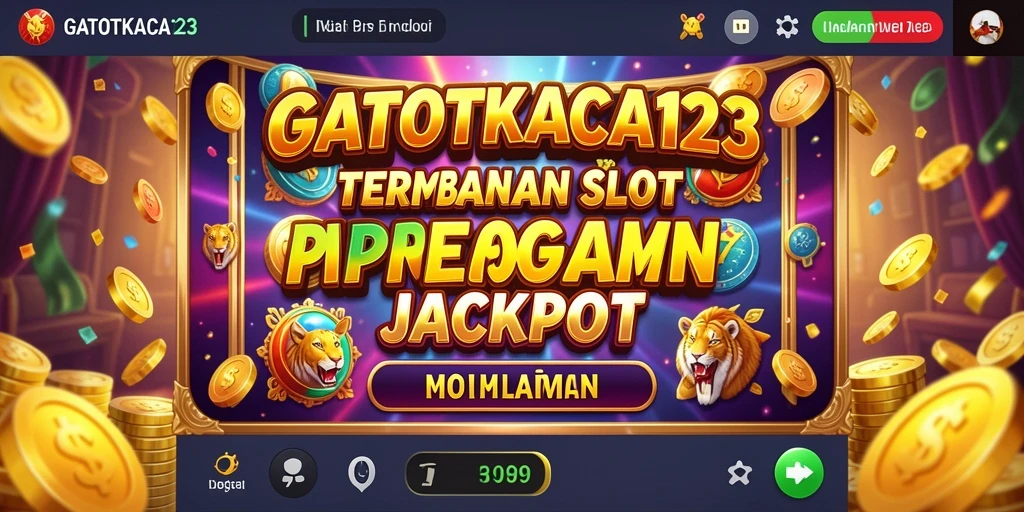 Screenshot GATOTKACA123 menampilkan gameplay Slot yang menarik dan penuh warna.