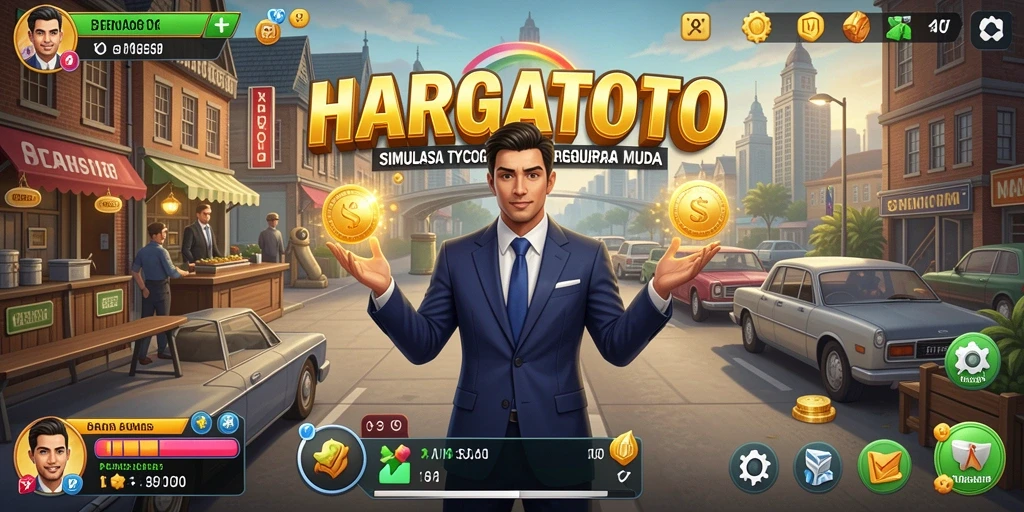Tampilan gameplay HARGATOTO yang seru dan penuh tantangan.