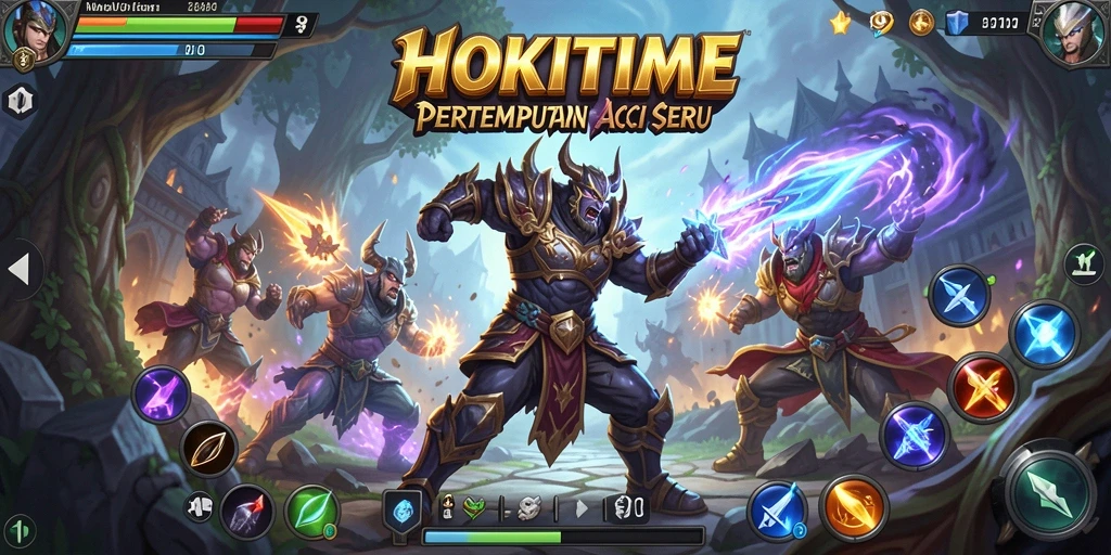 Tampilan gameplay HOKITIME yang seru dan menegangkan.