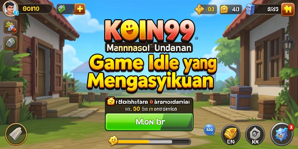 Screenshot KOIN99 menunjukkan gameplay santai yang menarik dan seru.