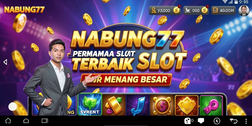 Screenshot utama permainan Slot yang menunjukkan antusiasme gameplay NABUNG77.