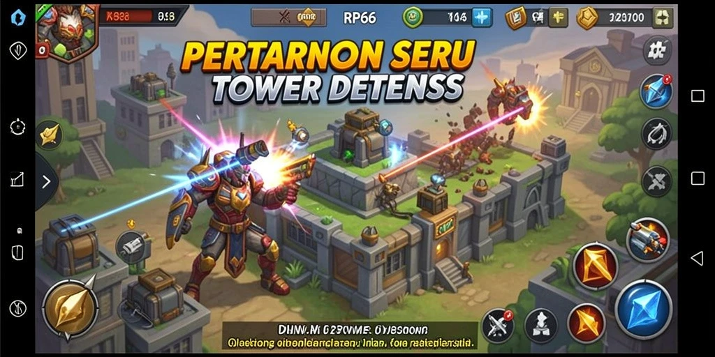 Gameplay seru tower defense yang menantang dan strategis.