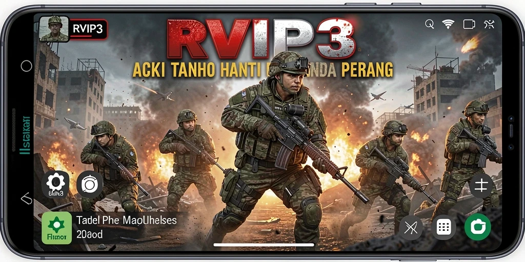 Tangkapan layar menunjukkan aksi mendebarkan dalam RVIP3 saat bertempur.