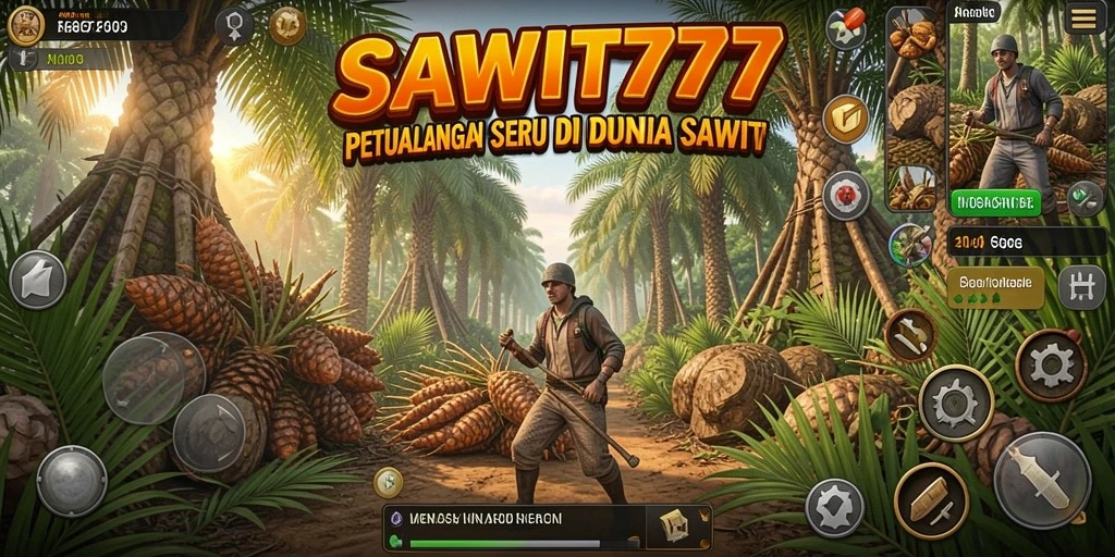 Screenshot gameplay SAWIT777 menampilkan eksplorasi petualangan yang seru.