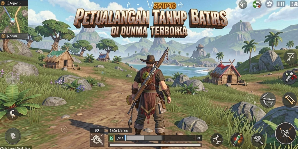 Tampilan gameplay SVIP10 yang menakjubkan dalam dunia terbuka.