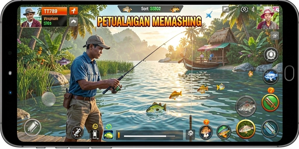 Tangkapan ikan yang menakjubkan dalam gameplay <strong>TT789</strong>.