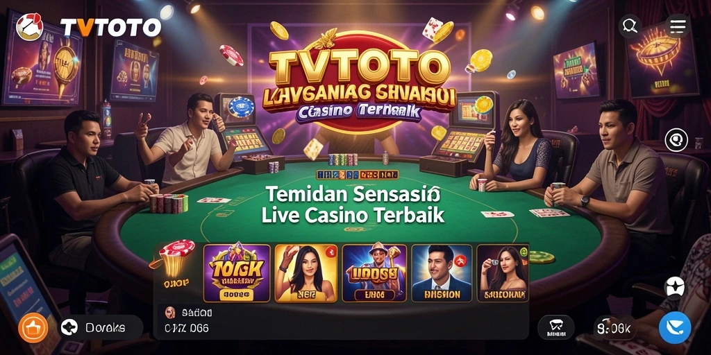 Gameplay seru di aplikasi Live Casino TVTOTO.