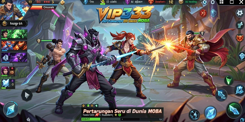 Gameplay seru dalam pertarungan tim di VIP333.