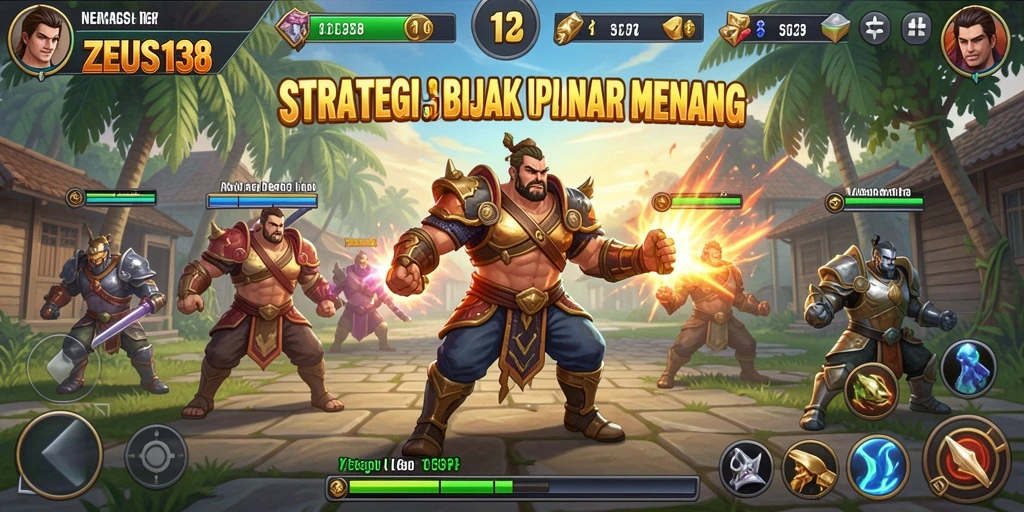 Tangkapan layar ZEUS138 menampilkan aksi strategi seru.